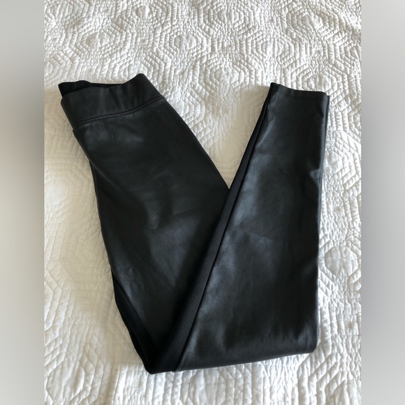 Mango black faux leggings XS - Picture 2 of 7